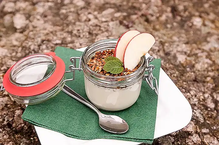 Yogur natural como alternativa saludable